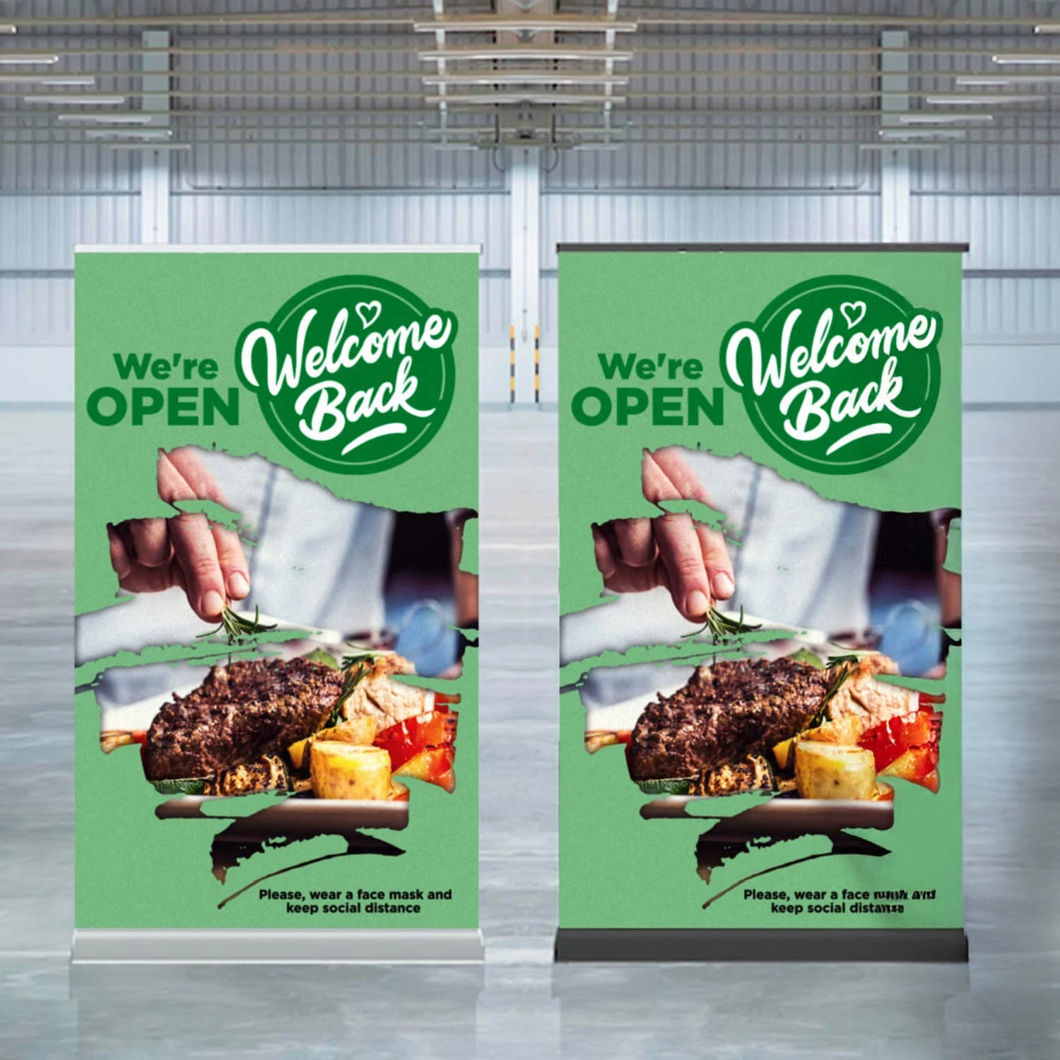 Luxury Pull Up Banner (SC Approved)
