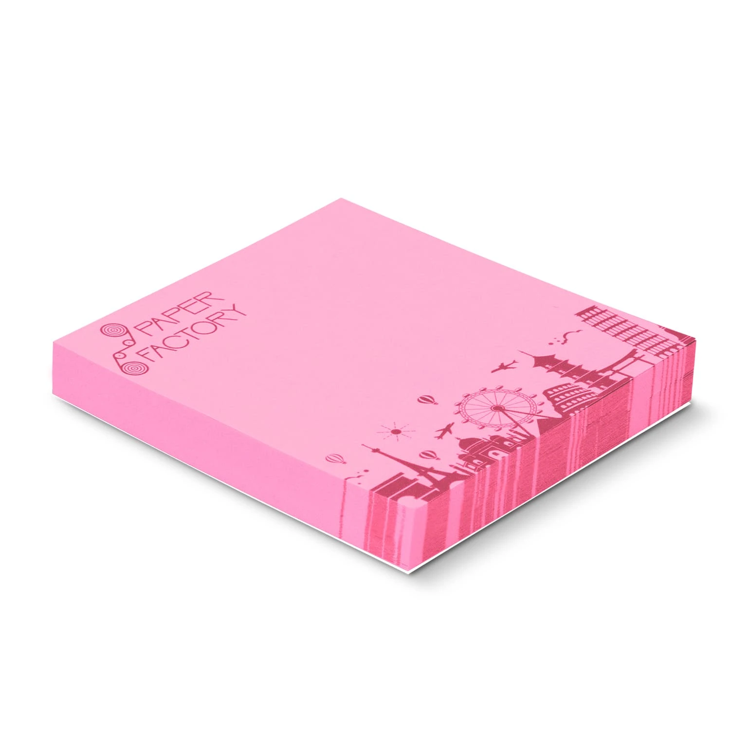 Coloured Sticky Pad 70 x 75mm - 100 Sheets